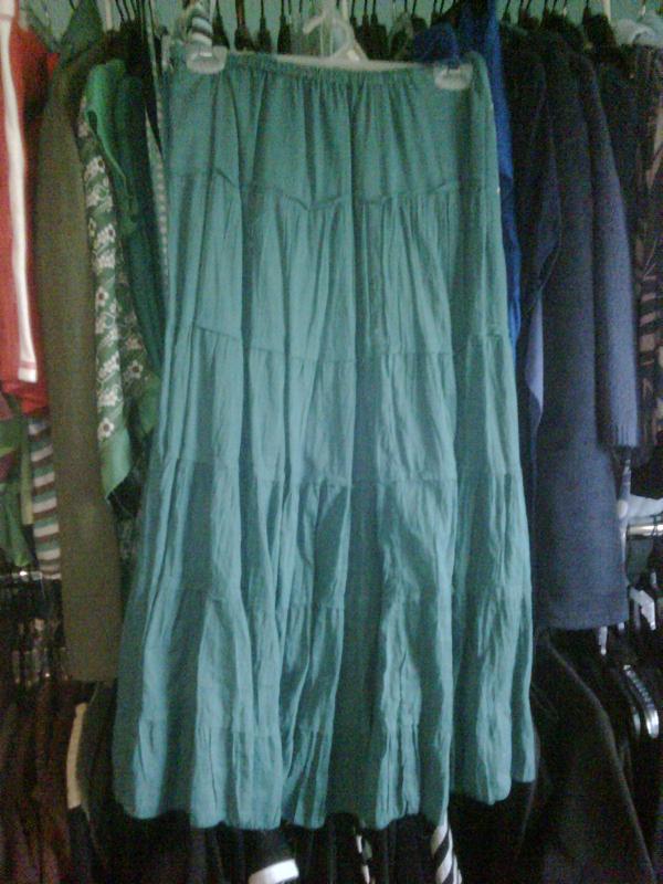 long skirt bohemian style - no size, elastic band waist - BRAND NEW - $5